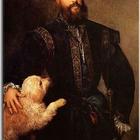 Tizian reprodukcia - Portrait of Federico II Gonzaga zs18325