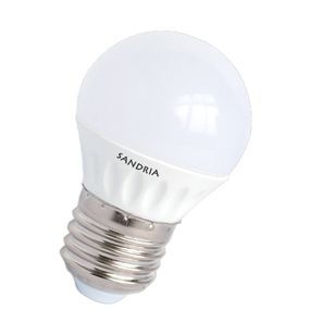 LED žiarovka Sandy LED E27 B45 S2540 5W teplá biela