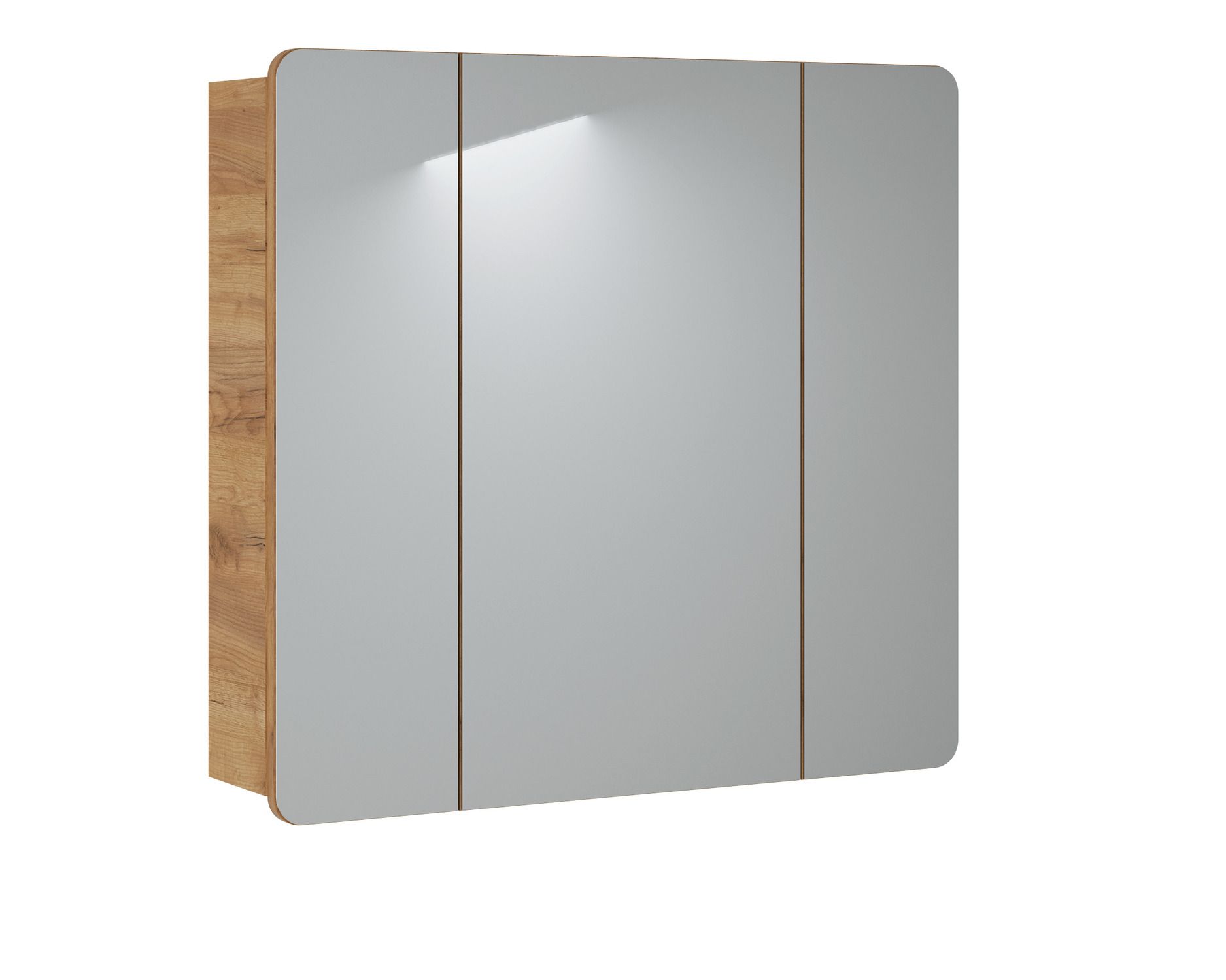 Kúpeľňová závesná skrinka BÁRA 80 cm - so zrkadlom