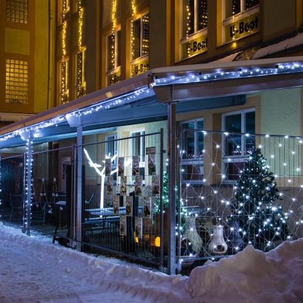 Nexos 41703 Vianočné LED osvetlenie - 9,9 m, 100 LED teple biela + stmievač