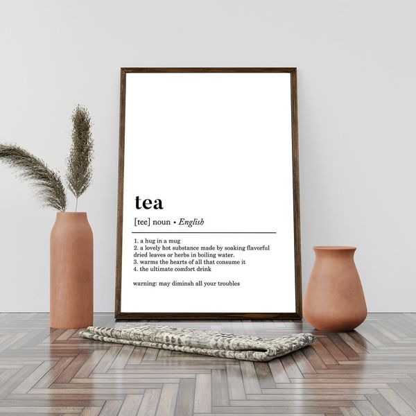 Plagát 50x70 cm Tea – Wallity