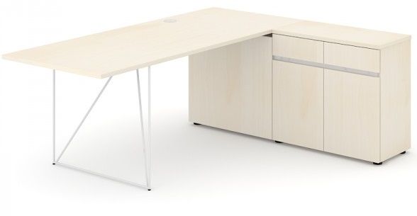 NARBUTAS - Pracovný stôl AIR so skrinkou (P) 200x160