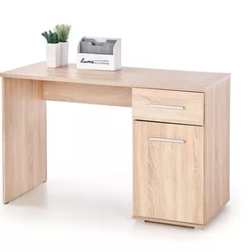 Písací stôl LINA so skriňou a zásuvkou - dub sonoma