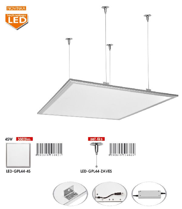 Záves k panelu ZEUS LED-GPL44