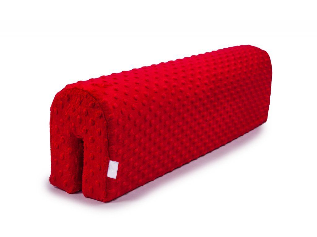 Chránič na detskú posteľ MINKY 50 cm - červený