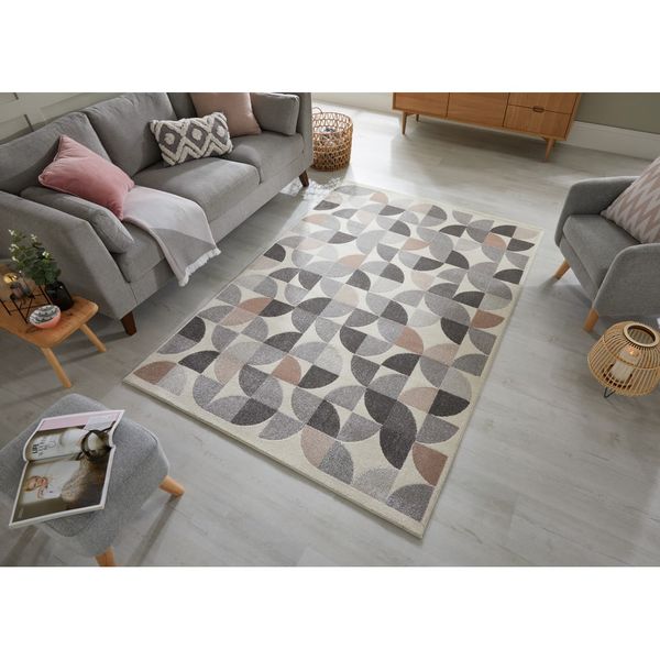 Sivo-ružový koberec Flair Rugs Alcazar, 160 x 230 cm