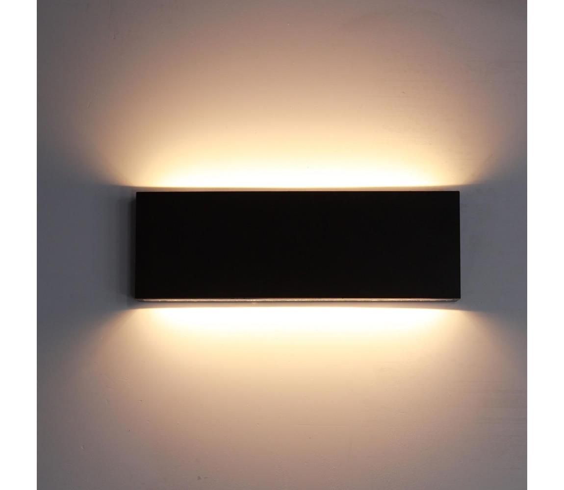 Top Light - LED Vonkajšie nástenné svietidlo LED/12W/230V IP65 čierna