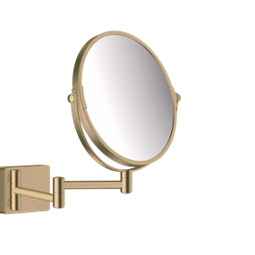 Hansgrohe AddStoris - Kozmetické zrkadlo Ø188mm, kartáčovaný bronz 41791140