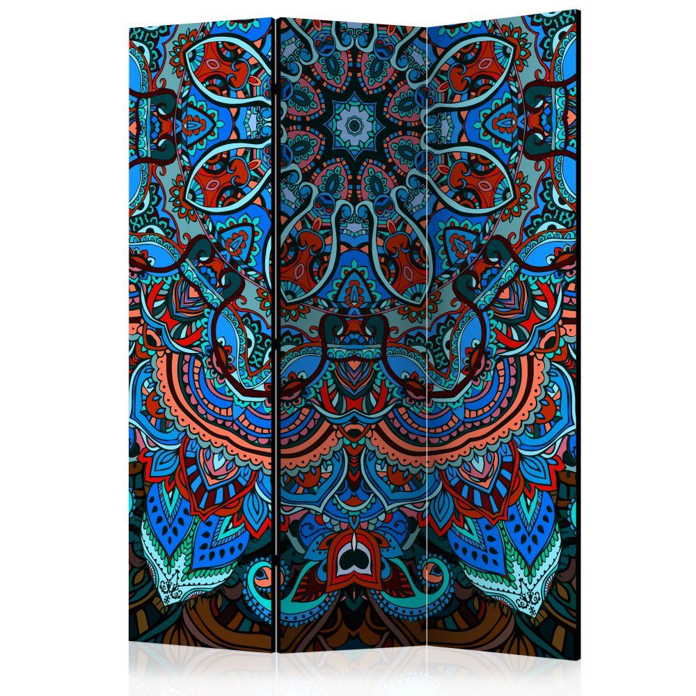 Paraván Blue Fantasy Dekorhome 135x172 cm (3-dielny)