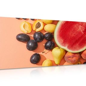 Obraz šťavnaté letné ovocie - 120x60