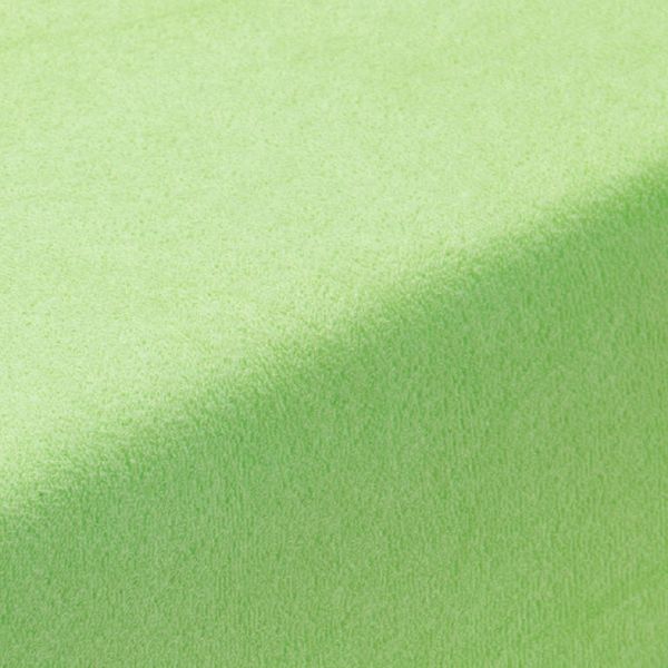 Napínacia plachta na posteľ froté EXCLUSIVE zelené jablko jednolôžko 2 ks