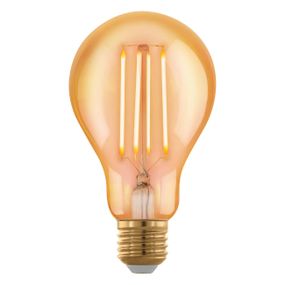 EGLO 110062 LED celosklenená žiarovka E27 Vintage filament A75 4W/28W 300lm 1700K GOLD DIM stmievateľná