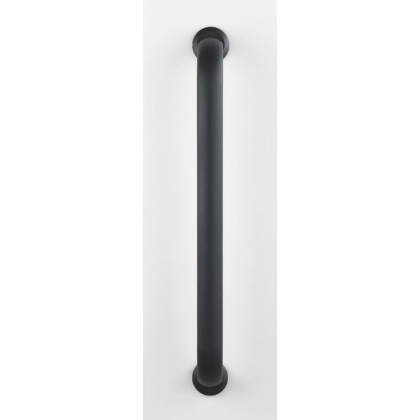 Čierne bezpečnostné madlo do sprchy Wenko Secura, výška 67,5 cm