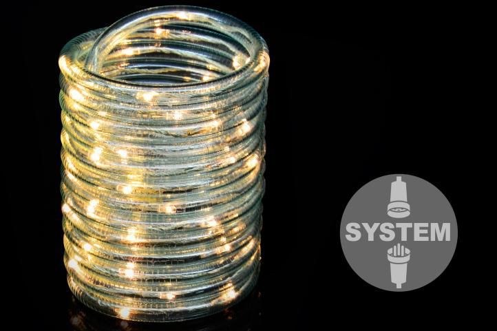 diLED svetelný kábel - 60 LED teplá biela