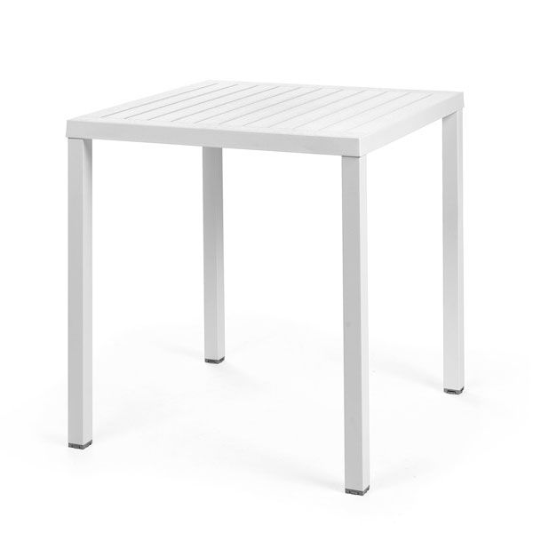 NARDI GARDEN - Stôl CUBE 70 - biely