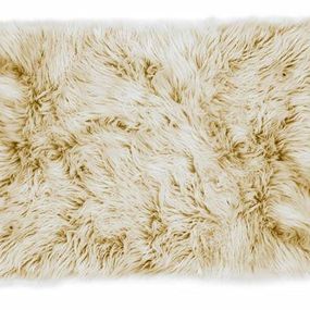 Kusový koberec s vysokým vlasom OMBRE 80 x 140 cm - horčicový