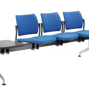 LD SEATING lavice DREAM 141/3T-N1, podnož čierna, se stolkem