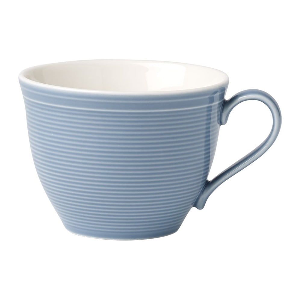 Bielo-modrá porcelánová šálka na kávu Villeroy & Boch Like Color Loop, 250 ml