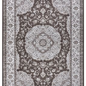 Nouristan - Hanse Home koberce AKCIA: 95x140 cm Kusový koberec Naveh 105030 Brown, silver - 140x95 cm