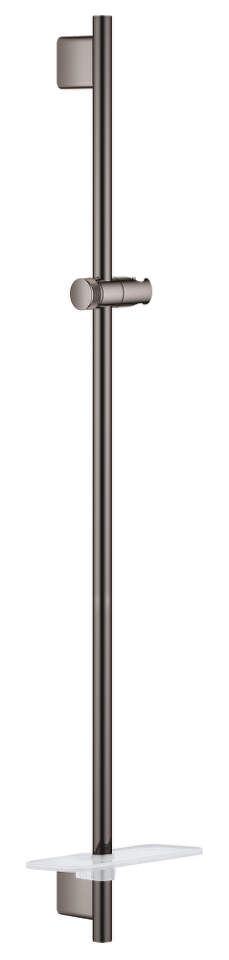 Grohe Rainshower SmartActive - Sprchová tyč s poličkou, 900 mm, Hard Graphite 26603A00