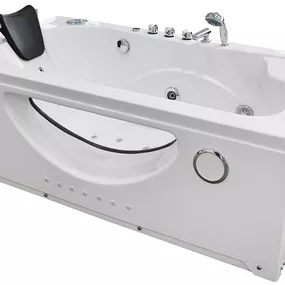M-SPA - Kúpeľňová vaňa s hydromasážou 633 PLUS pre 1 osobu 168 x 86 x 60 cm