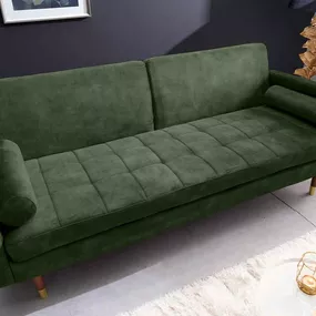 Dizajnová rozkladacia sedačka Walvia 196 cm zelená