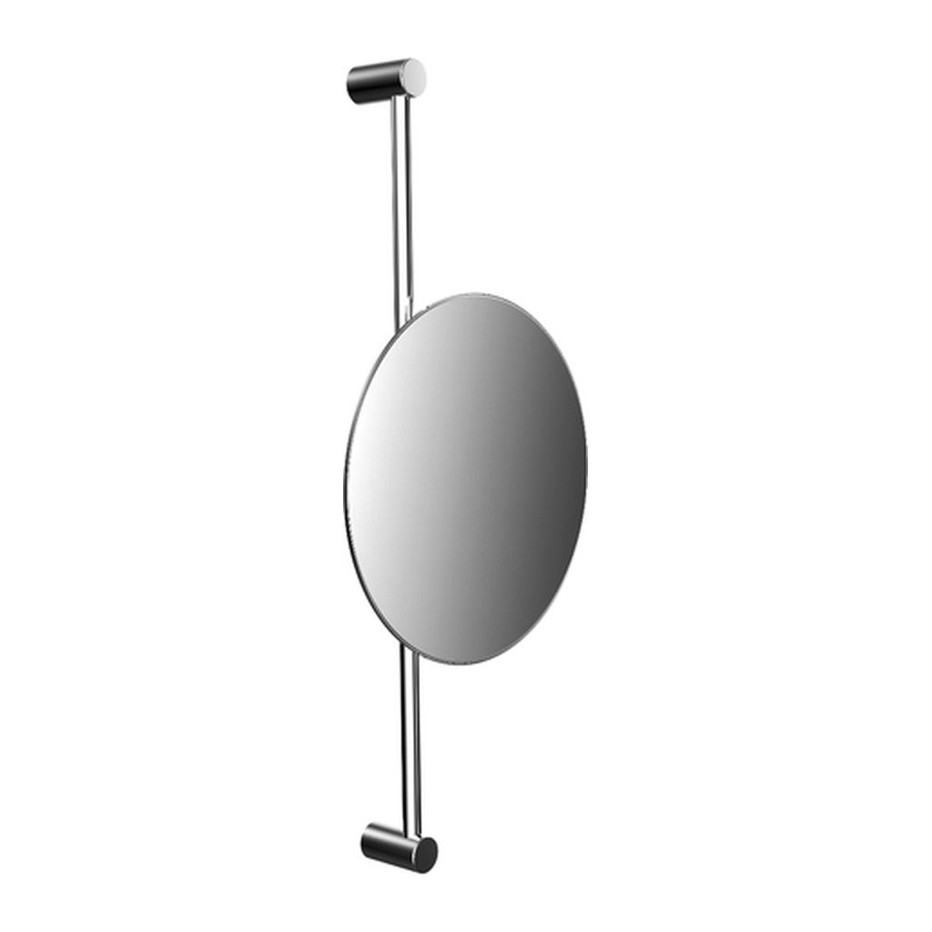 Emco Cosmetic mirrors Pure - Nástenné okrúhle holiace a kozmetické zrkadlo, Ø 202 mm, 3 násobné zväčšovanie, chróm 109400114