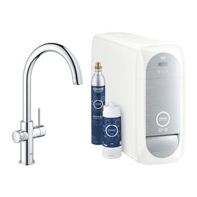 GROHE Blue Home - Štartovacia sada s výpusťou v tvare J, chróm 31455001