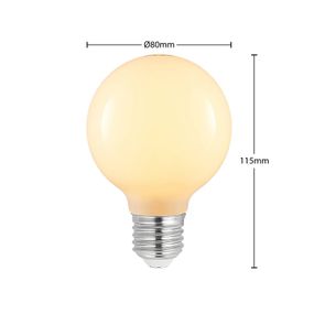 Arcchio LED žiarovka E27 4W G80 2 700 K stmieva opál 3ks, E27, 4W, Energialuokka: E, P: 11.5 cm