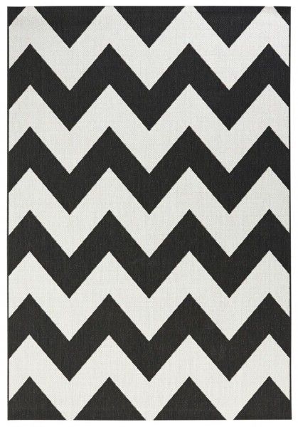 Hanse Home Collection koberce Kusový koberec Meadow 102738 schwarz / creme - 160x230 cm