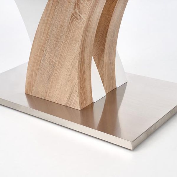 Halmar VILMER stôl dub sonoma / biely