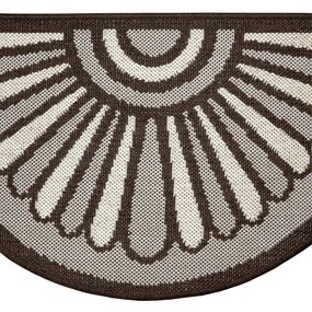 Hanse Home Collection koberce Protišmyková rohožka Weave 105252 Taupe Brown Cream - 50x80 cm