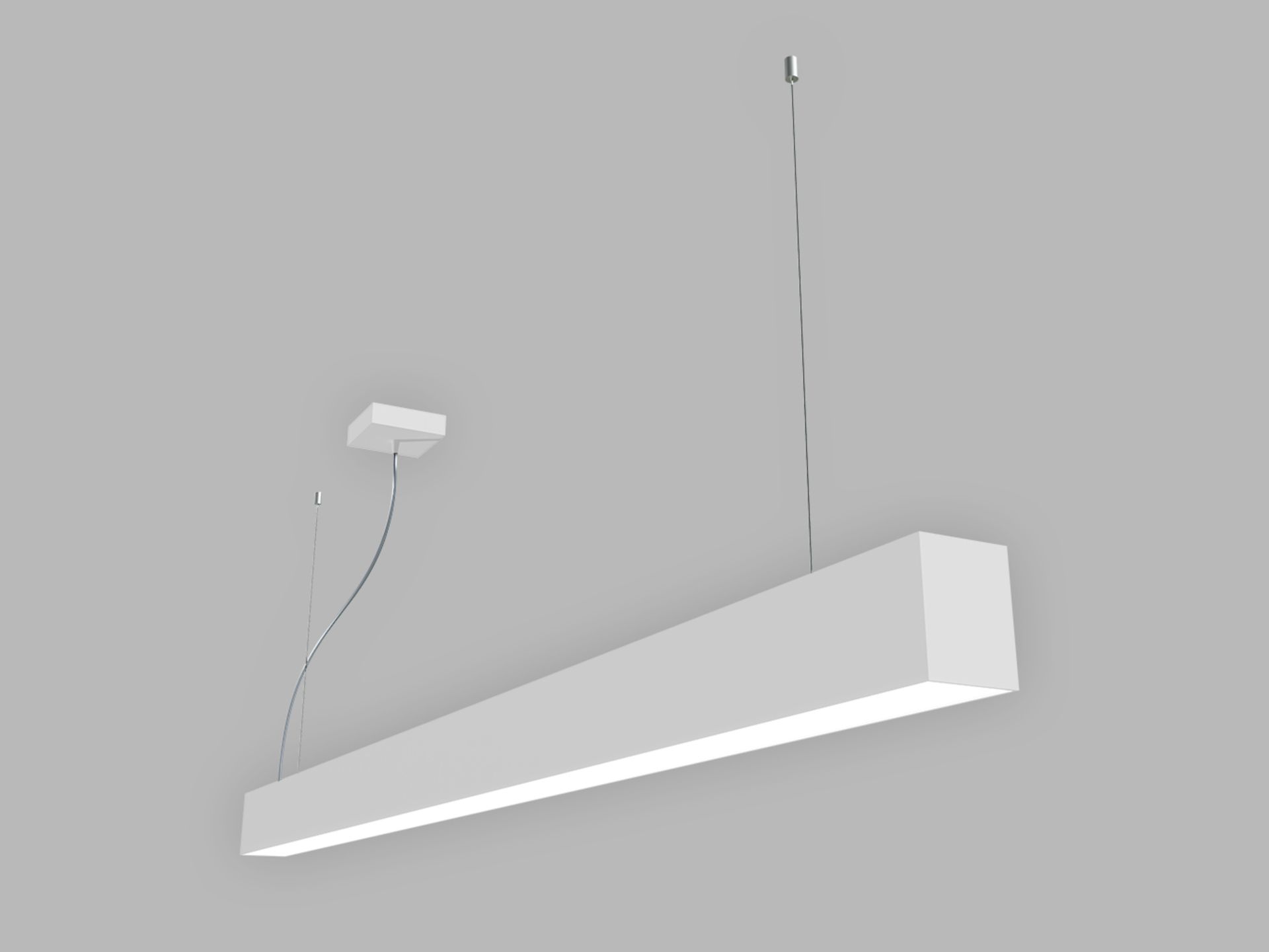 LED2 3313451 Závěsné svítidlo LINO 150 P-Z, W PRISMA 37-49W 3CCT 3000K/3500/4000K UGR bílá