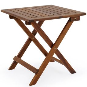 Casaria Odkladací stolík Vitek z akáciového dreva 46x46cm