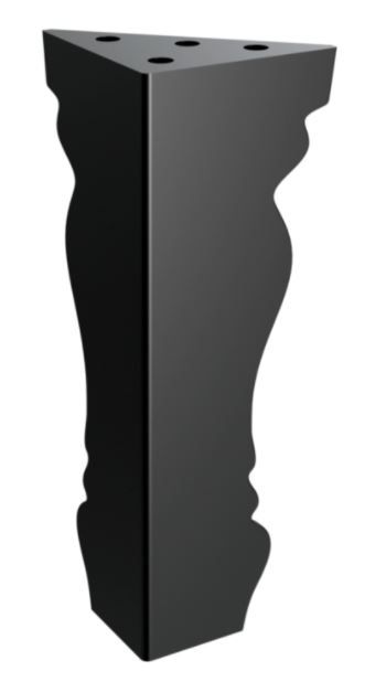 RMP Nábytková nožička Poseidon 15 cm čierna NOHA021/15