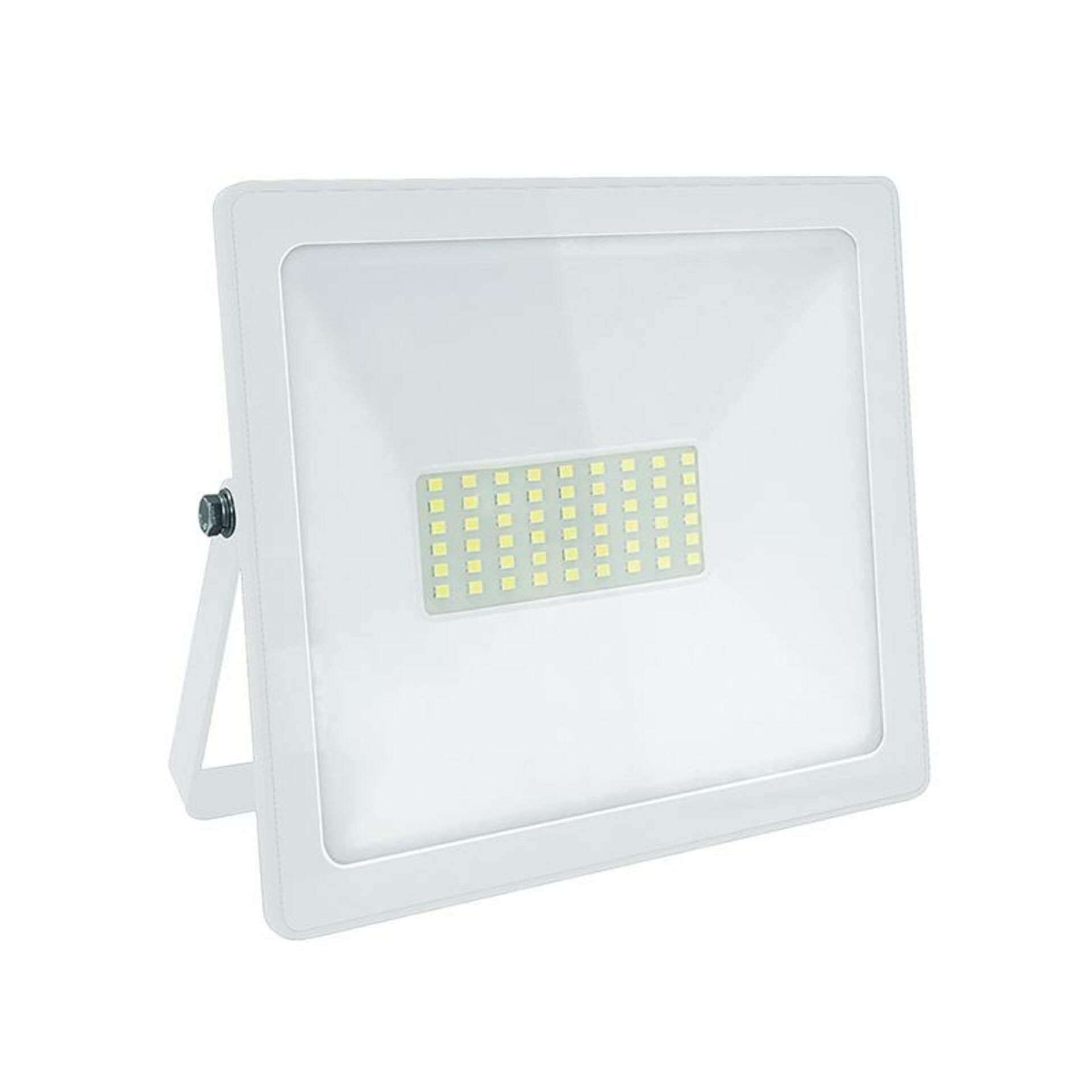 ACA Lighting bílá LED SMD reflektor IP66 50W 6000K 4500Lm 230V Ra80 Q5060W