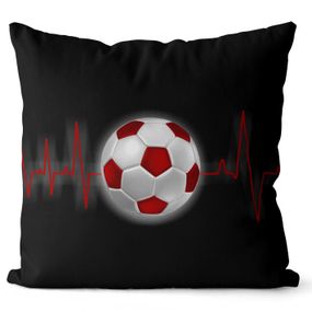 Vankúš Futbalový pulz (Veľkosť: 40 x 40 cm)