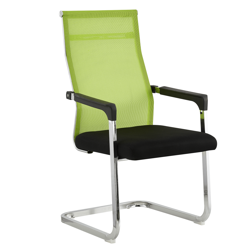 KONDELA Zasadacia stolička, zelená/čierna, RIMALA NEW