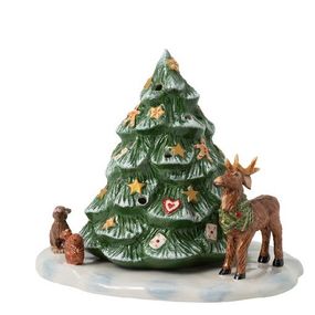 Villeroy & Boch Christmas Toys dekorácia / svietnik, vianočný stromček so zvieratkami, 17 cm 14-8327-6648