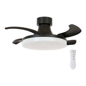 FANAWAY 210665 - LED Stropný ventilátor ORBIT LED/25W/230V čierna + DO