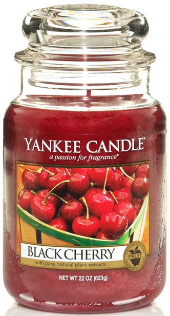 YANKEE CANDLE 1129749 SVIECKA BLACK CHERRY/VELKA