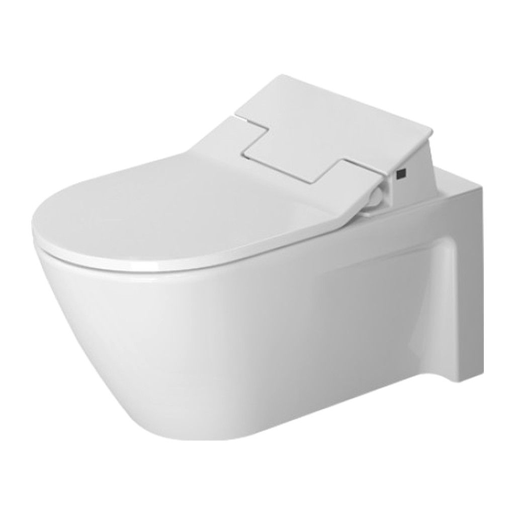 Duravit Starck 2 - závesné WC 37,5 x 62 cm, pre Sensowash sedátka, biele 2533590000