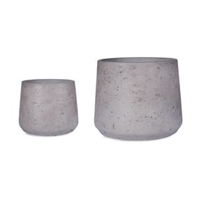 Garden Trading Cementový obal na kvety Stone - set 2 ks