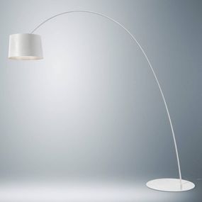 Foscarini Twiggy Elle MyLight stojaca lampa biela, Obývacia izba / jedáleň, sklenené vlákno kompozitný materiál, plast, hliník, 28W, K: 267cm