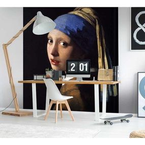 MS-3-0254 Vliesová obrazová fototapeta Girl with a Pearl Earring - Johannes Vermeer, veľkosť 225 x 250 cm