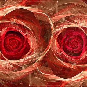 Abstraktný obraz Ruže  zs4239