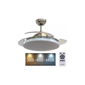 LED Stropné svietidlo s ventilátorom LED/30W/230V 3000/4000/6400K + DO