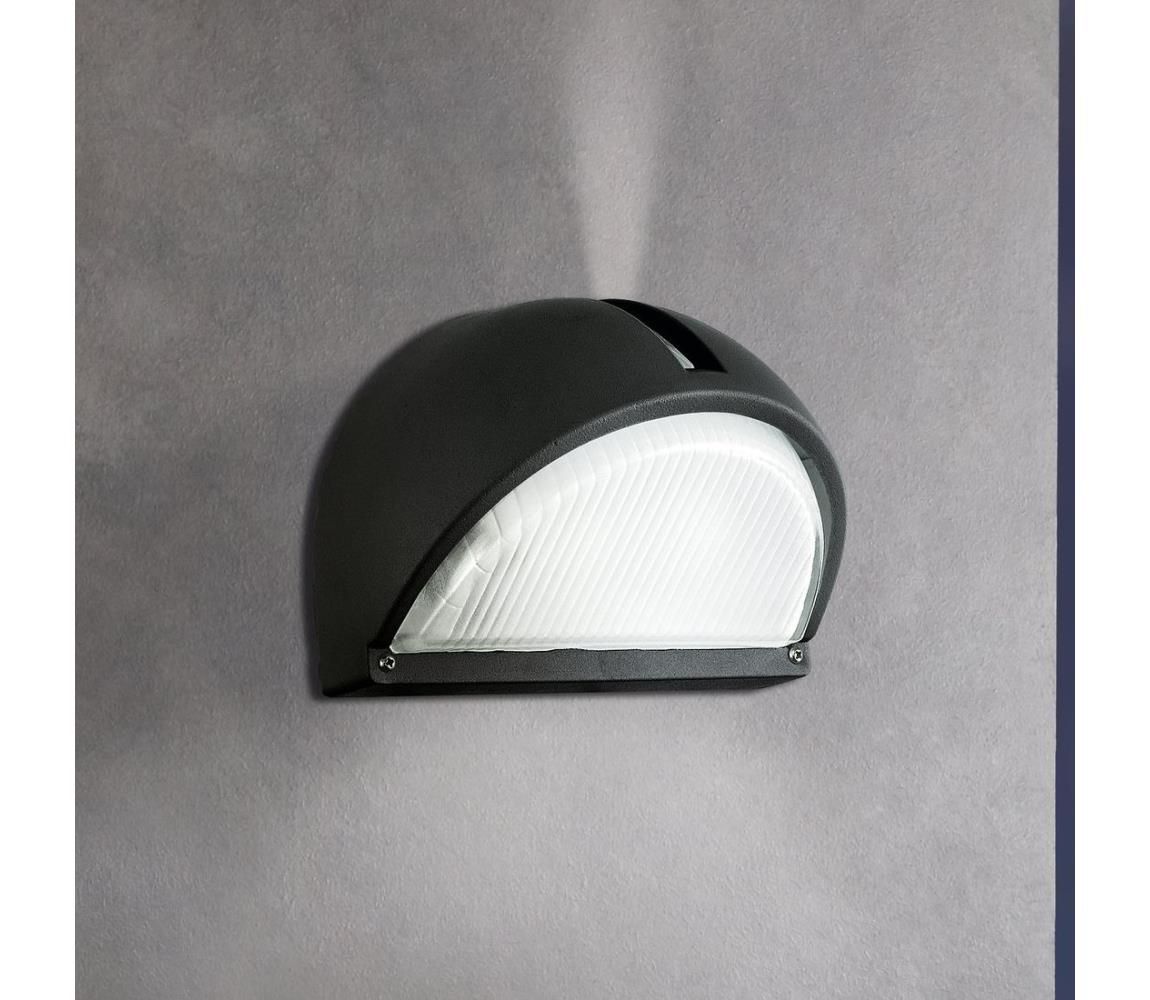 EGLO 89767 - Vonkajšie nástenné svietidlo ONJA 1xE27/60W čierna