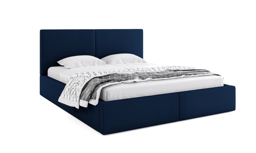 BMS Manželská posteľ HAILEY | bez matraca 140 x 200 cm Farba: Modrá