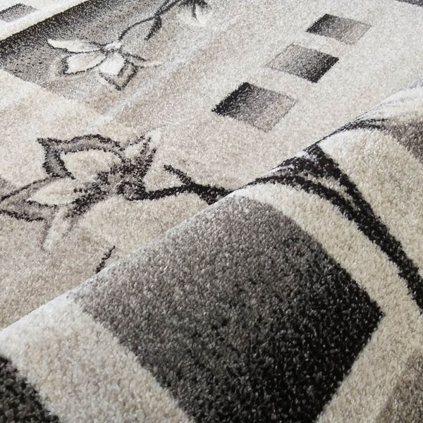 DomTextilu Štýlový koberec do obývačky s motívom kvetov 55549-234665